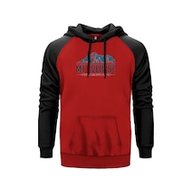 Everest 8848 M Kırmızı Renk Reglan Kol Sweatshirt Kırmızı
