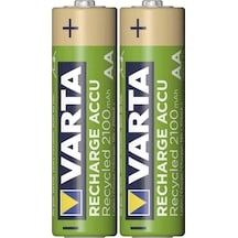 Varta 56816 Recycled 2100 mAh AA Ni-MH Şarj Edilebilir Kalem Pil 2'li