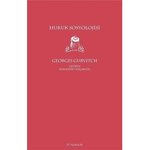 Hukuk Sosyolojisi - Georges Gurvitch - Pinhan Yayıncılık