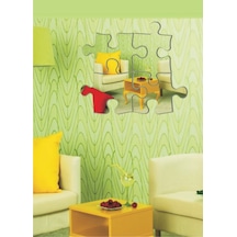 M3 Decorium Puzzle Dekoratif Ayna Gümüş