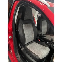 Fiat Egea Uyumlu Urban Paket Arka Sırt 2+1 Keten Kumaş Deri Karışımı