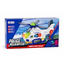 Işıklı Müzikli Polis Helikopter Oyuncak Hareketli Pervane, 3+ Yaş