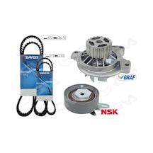 Gva 59wpk7571 Devirdaimli Triger Seti 122x26.5 Transporter T4 2.4d 90-03 Aja K065323xs 2 Kayış 1 Gergi 074198119a-074198119f-074198119j