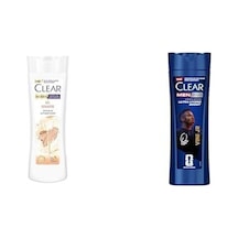 Clear Kil Terapisi Arınmış Ve Yumuşak Saçlar Şampuan 350 Ml X2 + Clear Men Şampuan Vinícius Júnior 350 Ml X2 Clear Kil Terapisi Arınmış Ve Yumuşak Saçlar Şampuan 350 Ml X2 + Clear Men Şampuan Vinícius Júnior 350 Ml X2