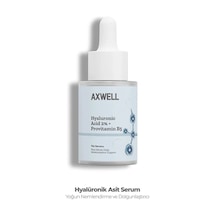 Axwell Premium Tüm Cilt Tipleri Için Yoğun Nemlendirme Bakım Serumu Hyaluronic Acid %2 B5 30 ML
