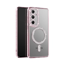 Samsung Galaxy  Uyumlu,  S26 Plus Joke Simli Magneticsafe Kılıf - Pembe