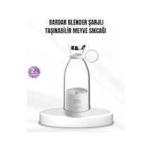 Diğer Şarjlı Portatif Blender Gıda Sınıfı Malzeme, 10 Kullanımlık Pil, Mini Boy Ve Hafif Tasarım
