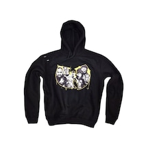 Çocuk Siyah Wutang Baskılı Sweatshirt Siyah