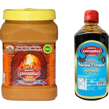 Bozkırlı Çavuşoğlu Tahin Kepekli 930 G+ Çavuşoğlu Keçiboynuzu Pekmezi 1 KG