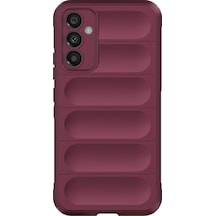 Samsung Uyumlu Galaxy A15 4g Kılıf Optimum Silikon Bordo