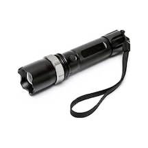 Km-110 Profesyonel Şarjlı El Feneri Ledli+flashlight+zoom Özellikli Aparatlı 6 Parça Full Set