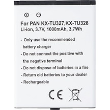Panasonic Kx Tu327 Bj Lt100010 3.7 Volt 1000Mah Için Pil