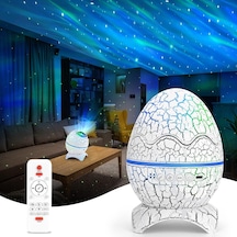 Led Yıldızlı Gökyüzü Projektörü, Uzaktan Kumandalı Galaksi Planetaryumu, Bluetooth Hoparlörlü G Standart