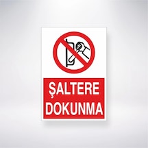 Şaltere Dokunma Sticker 20x28 Cm