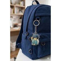 Owl Bag Death Note - L Lavliet Desenli Acrylic Anahtarlık Çanta Süsü Mıx