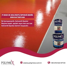 P-5020 2K Solventli Epoksi Zemin Son Kat Boyasi 25 Kg