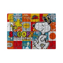 Ghostbastır Design Snoopy 99 Parça Ayaklı Puzzle Dekoratif Çocuk Yapbozu 033