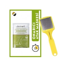 Dermokil Kil & Kenevir Yağlı Ayak Maskesi 35 ML + Trina Topuk Rendesi Sarı
