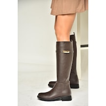 Fox Shoes R312225309 Kahverengi Klasik Kadın Çizme Kahverengi