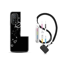 Xiaomi Redmi Note 9 Pro Kılıf +Kablo Koruyucu Planet 1620 Siyah