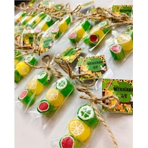 Safari Temalı Doğum Günü, Babyshower, Yaş Günü Hediye Şeker 10 Adet
