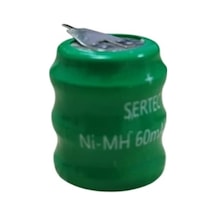 Sertec - 3.6v 3s1p 60 Mah 2 Pin Nı-mh Buton Pil Evimdeyokyok