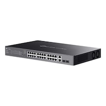 Tp-lınk Omada Es228gmp 24 Port Gıgabıt+ 2xgb Sfp+2xgb Rj45 Uplınk Cloud L2 Yönetilebilir 384w Poe Rackmount Swıtch