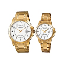 Casio Mtp-ltp-v004g-7budf Çift Kol Saati Kadın-erkek Metalik