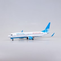 Pobeda Russia Boeing 737 Yolcu Uçağı Model Uçak 1/80 Ölçek 47cm
