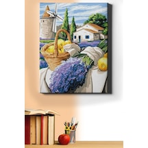 Webstyle Sayılarla Boyama Seti Kasnaklı Lavanta Bahçesi Ve Değirmen 60 X 75 Cm