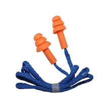 Silikon Çam Tipi Kulak Tıkacı - Yıkanabilir Tekstil Ipli N11.117
