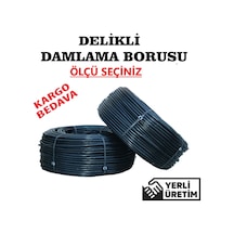 16Mm Delikli Kaplamalı Damlama Sulama Borusu( Ölçü Seçiniz )