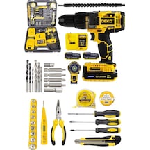 Deko Turkey Dkt5882E Samsung Çift Akülü Turbo Şarjlı Matkap + 30 Parça Set
