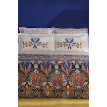 Karaca Home Marsey Çift Kişilik Saten Nevresim Takımı Multicolor