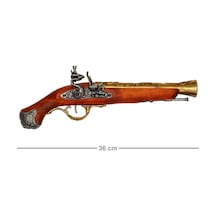 Denix Dekoratif Çakmaklı Tabanca 36 Cm, İngiltere 18. Yüzyıl Flintlock Pistol