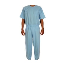 Caretex EH-003 Bacak Fermuarlı Erkek Hasta Bakım Tulumu