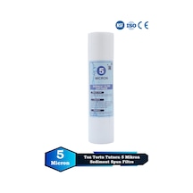 Sumarkt Açık Kasa Su Arıtma Cihazı 10 Inç 5 Mikron Sediment Spun Filtre Toz,tortu Filtre
