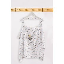 Unicorn Fish Muslin Bebek Emzirme Önlüğü