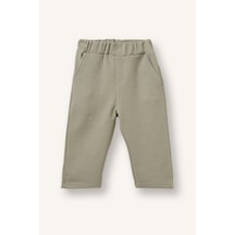 Defacto Regular Fit Beli Lastikli Cepli Düz Paça Penye Pantolon Erkek Bebek I1928a526aukh404 Haki-kh404