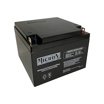 12V 26 Ah Mıcron Kuru Bakımsız Akü