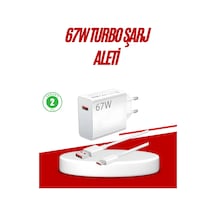 67 Watt Type C Hızlı Şarj Cihazı Huawei P30 P40 Mate 20 Pro Uyumlu