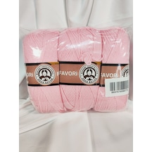 Favori Bebe Pembe El Örgü İpi 3 Adet - Renk: 039