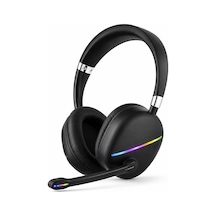 Mikrofonlu Bluetooth Kulak Üstü Kulaklık Rgb Aydınlatmalı Type-c Şarjlı
