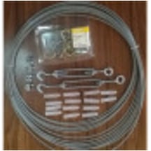 File Montaj Mazemesi 2 Metre Uyumlu Kanca Dubel Çelik Halat File