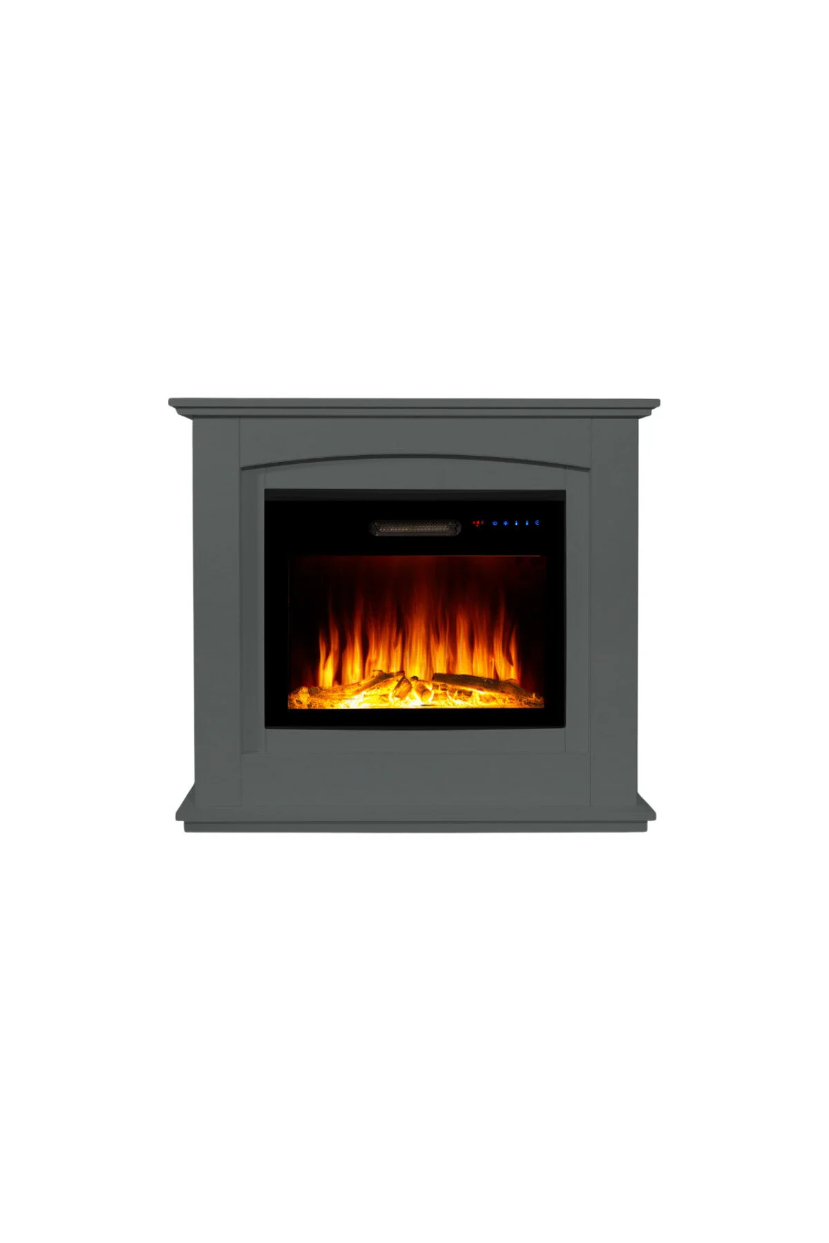 Tektes 125 CM Antrasit Kasalı 8 Renkli Alev Sesli Bluetoothlu Wifi Uygulamalı Elektrikli Şömine