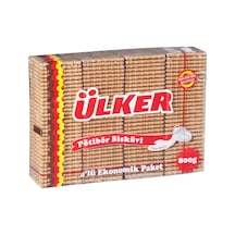 Ülker Petibör Bisküvi 800g - Klasik Lezzet, Taze Sütlü 5'li Avantaj Paketi - 5 Adet Tarı