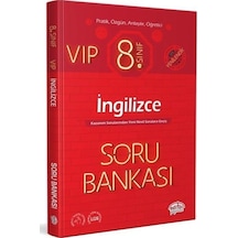 8.Sınıf VIP İngilizce Soru Bankası -  Editör