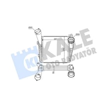 Porsche Cayenne Turbo Radyatoru 3.2 2004-2007 Kale 344740