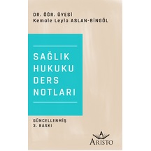 Sağlık Hukuku Ders Notları N11.3337