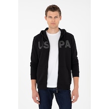 U.S. Polo Assn. U.s. Polo Assn. Erkek Örme Kapüşonlu Hırka 1926816 siyah